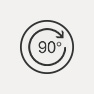 Wide 90° Viewing Angle